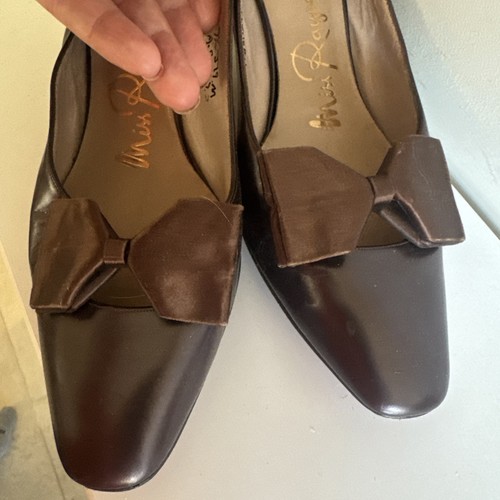 Brown leather sling - leather, shoes
