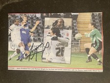 Jason Scotland / Swansea City Fc Sigend Picture