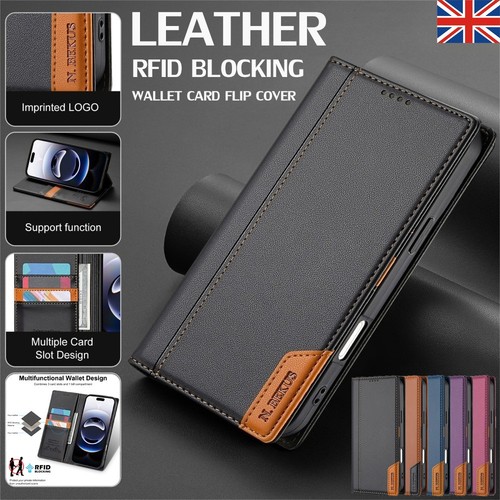 Wallet case leather card flip - case,