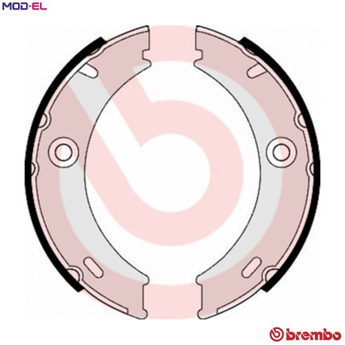 Brake shoe set parking - brake,