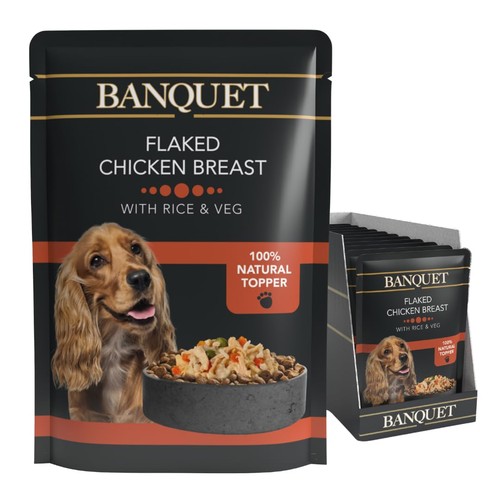 Banquet wet dog food - food,