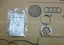 NEW GENUINE VW ACCESSORY KEYRING + TROLLEY COIN TOKEN CHROME 000087010BT