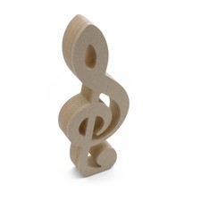 Freestanding Treble Clef Music