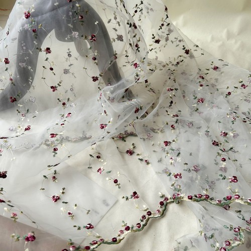 Embroidery vine floral - embroidery, of