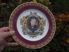 1965 Winston Churchill In Memoriam large Spode China Portrait Plate Ltd Edition