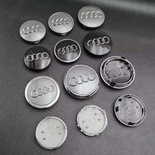 4pcs Audi Wheel Centre Caps 60mm 61mm 68mm 69mm 77mm for A1 A2 A3 A4 A5 A6 A7...
