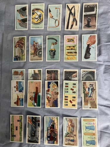 Cigarette cards hint tips - cards,