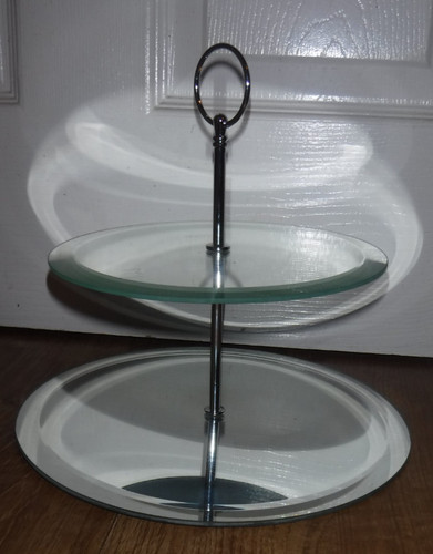 Stunning tier mirror glass - 2,