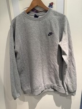 Nike Crew Sweatshirt Jumper  Grey Mens Large. Grab a Bargain!