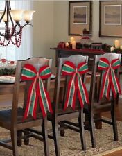 Wedding Sash Chair Bow Red