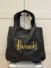 Large Harrods Black Tote Bag
