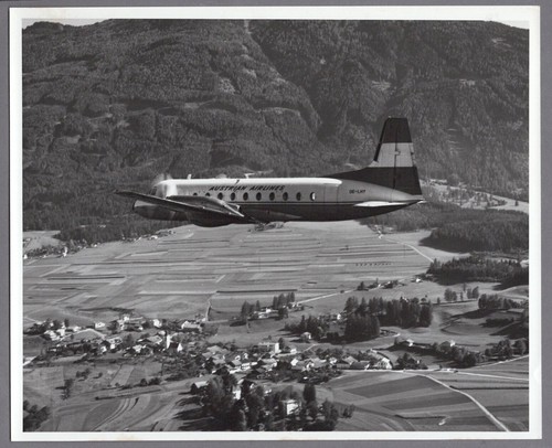 Austrian airlines hs748 avro - airlines,