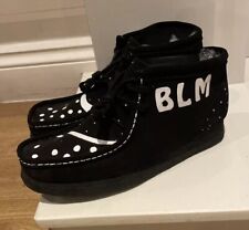 Clark’s Original Wallabies Ladies Shoes  Black Suede Size 6  Eu39.5