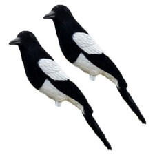 Magpie flocked full - magpie, x2