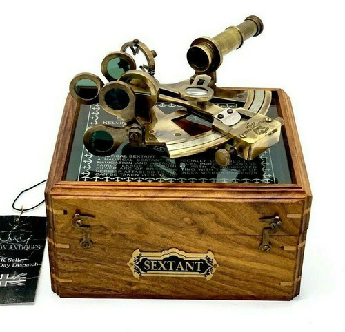 Nautical sextant antique - nautical,