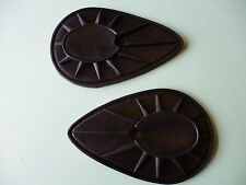 40-8124  BSA BANTAM D7 C15 B40 A7 A10 A50 A65  PETROL FUEL TANK BADGE RUBBERS