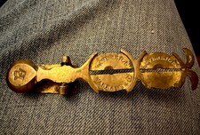 Set of Antique Victorian Brass