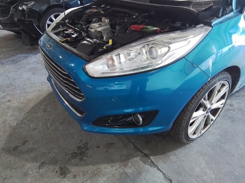 Front bumper blue ford fiesta - bumper,
