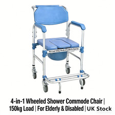 Mobility Toilet Wheeled Shower