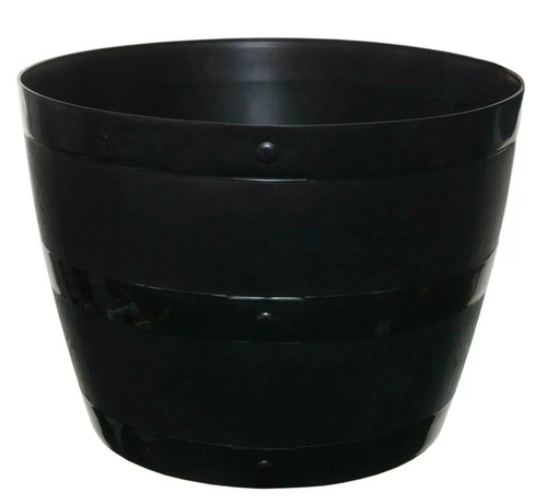 Barrel planter plastic - planter,