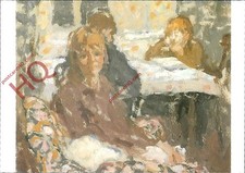 Picture Postcard; Bernard Dunstan RA, the sitting Room: evening