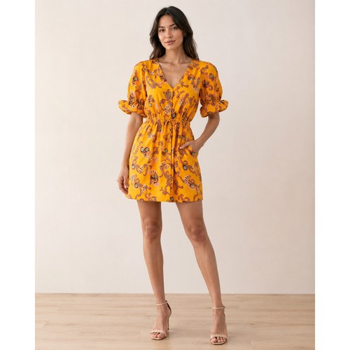 Yellow mini dress - a.l.c., 0