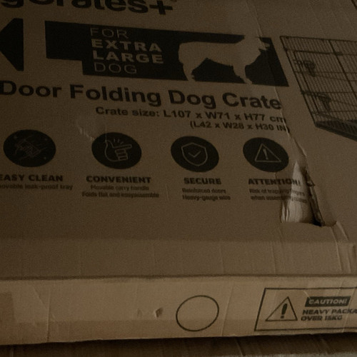 42in folding steel - steel, dog