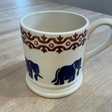 Rare Emma Bridgewater Elephant Half Pint Mug. 2011 Backstamp.