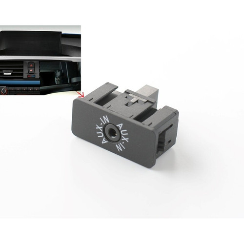 Black aux usb socket - socket, for