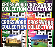 4 X CROSSWORD PUZZLE BOOKS -