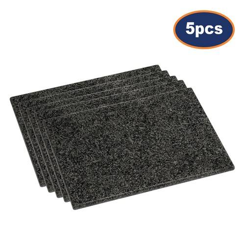 5pcs black speckled granite - 5pcs,