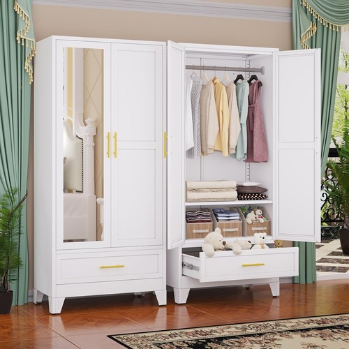 Steel armoire wardrobecloset - steel,