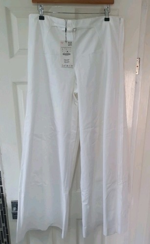 Zara wide leg - rise, white