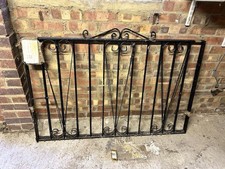 Heavy Duty Wrought Iron Driveway Gates (x2) W:1165 x H:1023mm ~ (Double Gates)