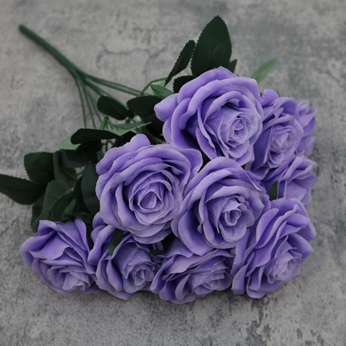 Heads silk rose artificial - 10,