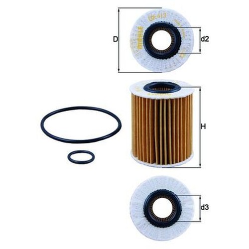 Oil filter for - oil, toyota