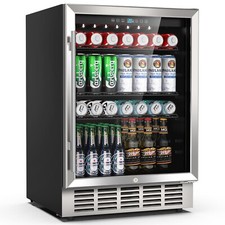 24in Beverage Refrigerator &