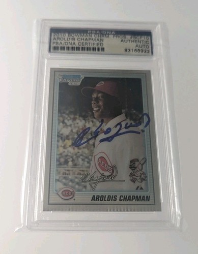 Aroldis chapman signed - signed, reds
