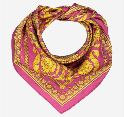 Versace 100 silk scarf square - 100%,