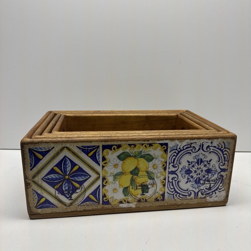 Wooden crate vintage style - 4,