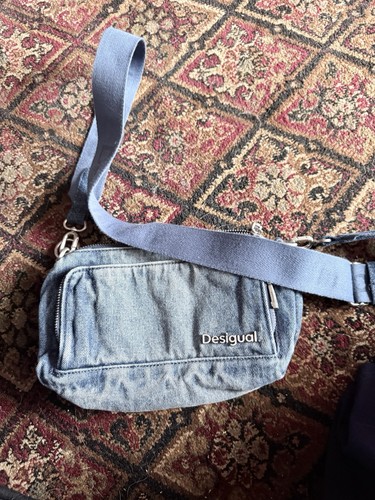 Desigual small denim crossbody - desigual,