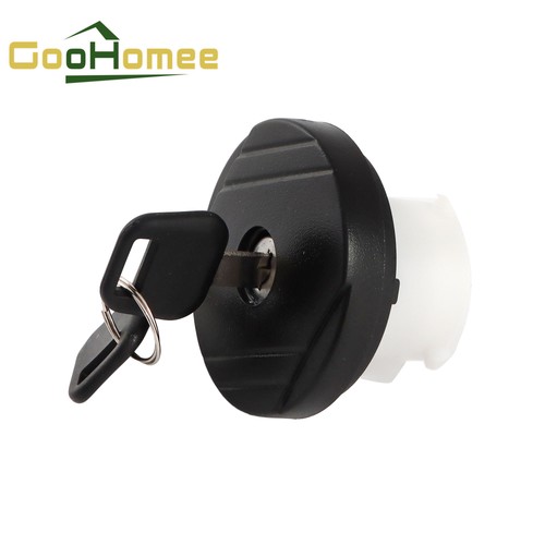 Fuel tank locking cap with - fuel, two