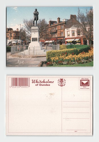 Postcard burns statue ayr - postcard,