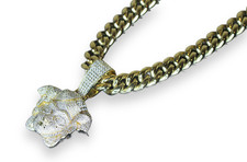 14k stamped medusa - 14k,