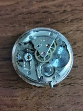 Rodania Mens 17 Jewels Watch Movement / Dial / Hands for Restoration #N394