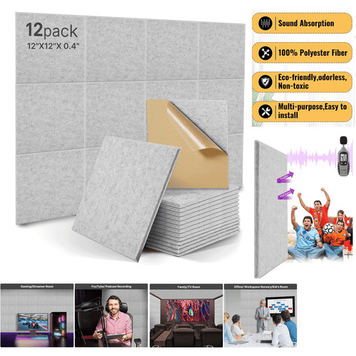 12pcs self adhesive acoustic - 12pcs,