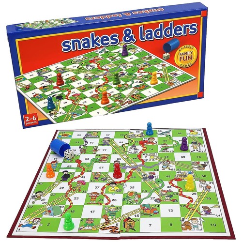 Snakes ladders and - &, ludo