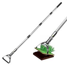 Long Handled Flexible Oscillating Hoe Adjustable Head Weeder Stirrup Garden Tool