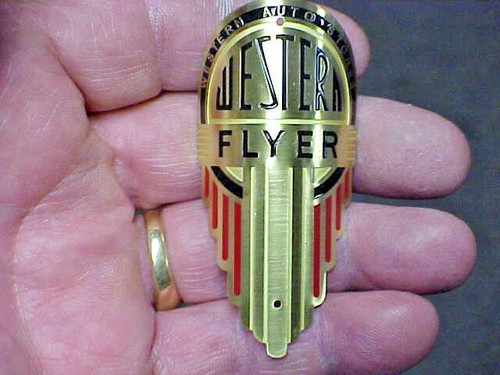 Western flyer bicycle head - flyer,