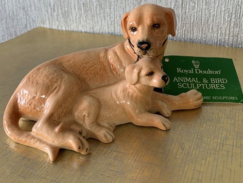 Royal doulton dog golden - royal,